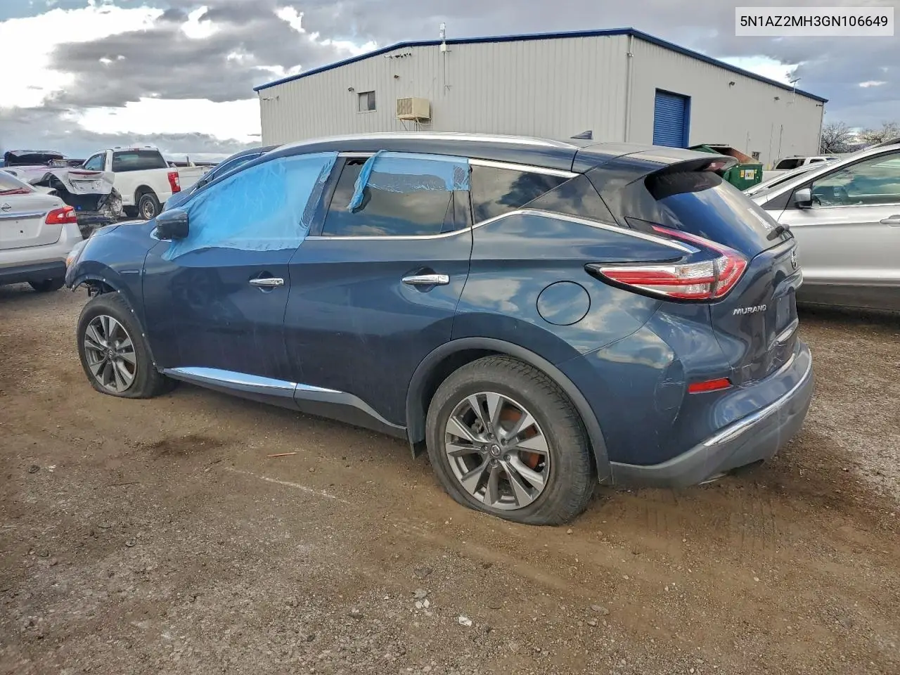 5N1AZ2MH3GN106649 2016 Nissan Murano S
