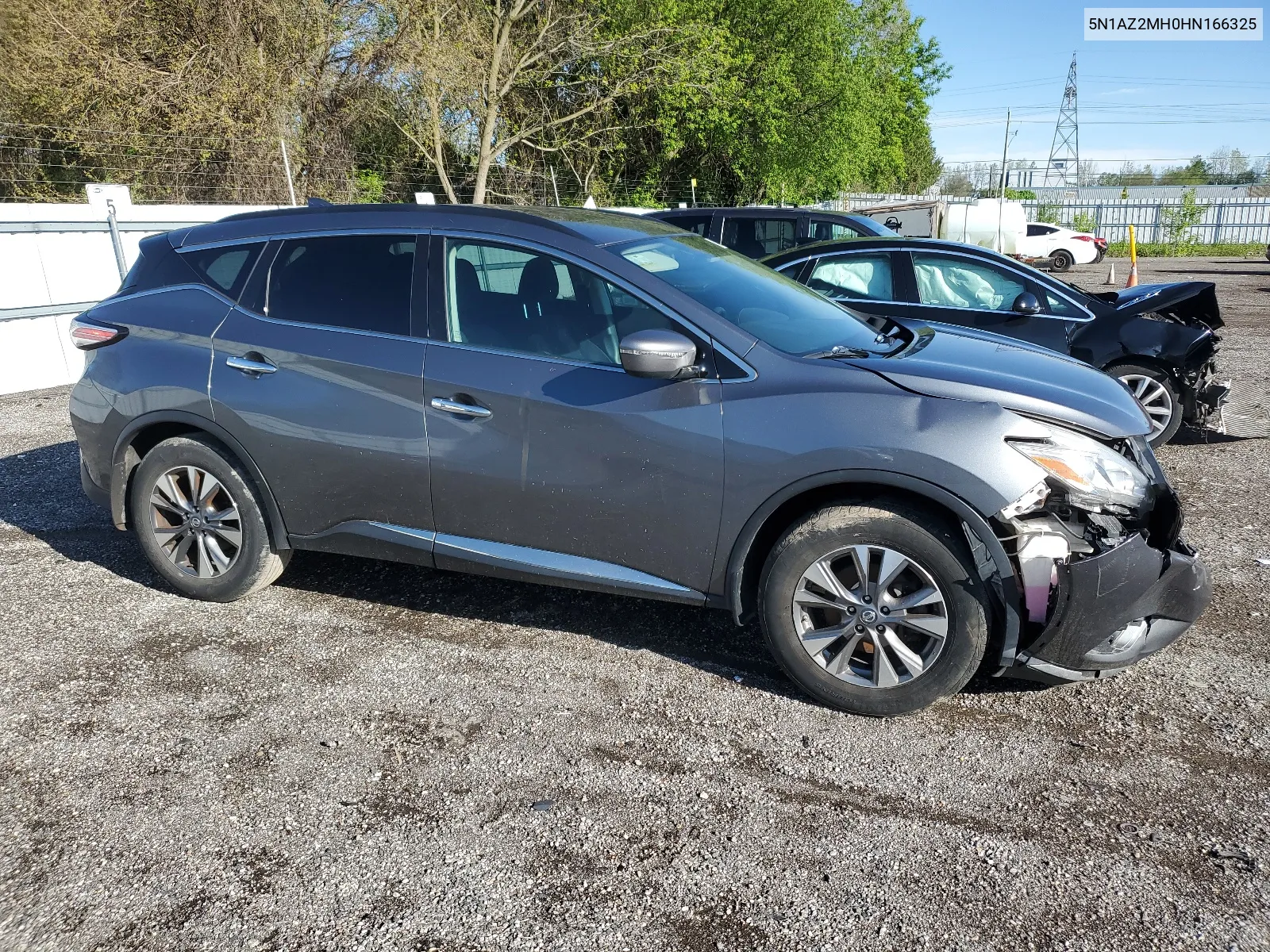 2017 Nissan Murano S VIN: 5N1AZ2MH0HN166325 Lot: 54089974