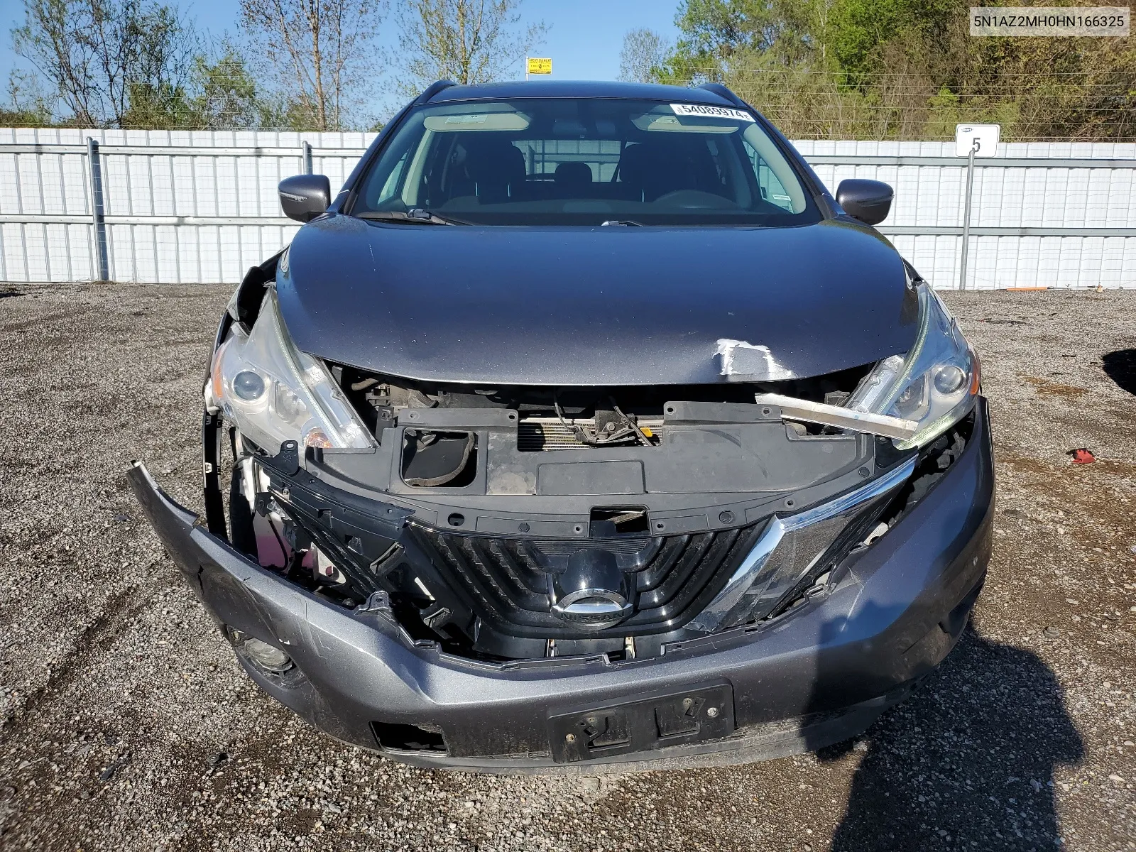 5N1AZ2MH0HN166325 2017 Nissan Murano S