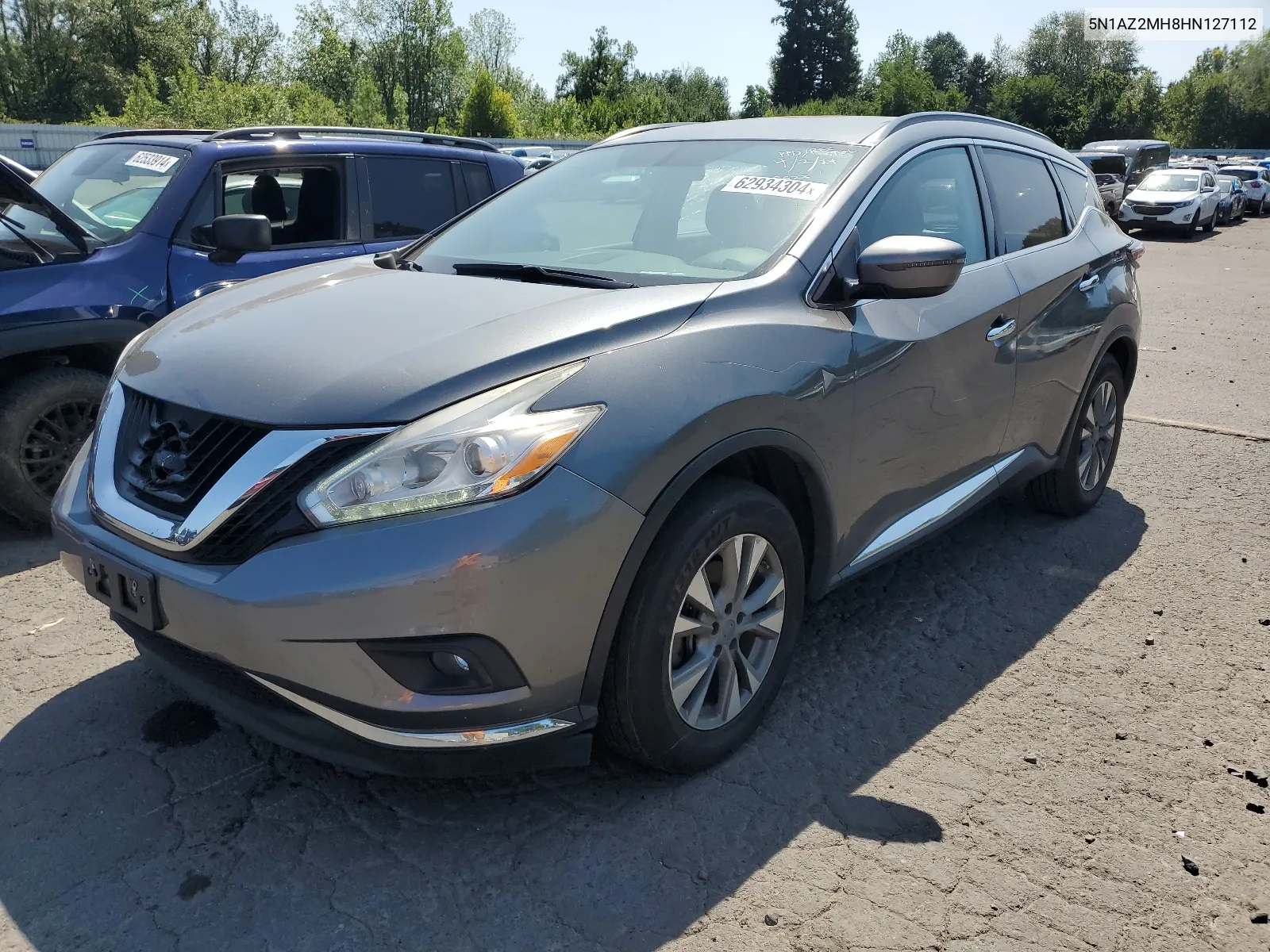 5N1AZ2MH8HN127112 2017 Nissan Murano S