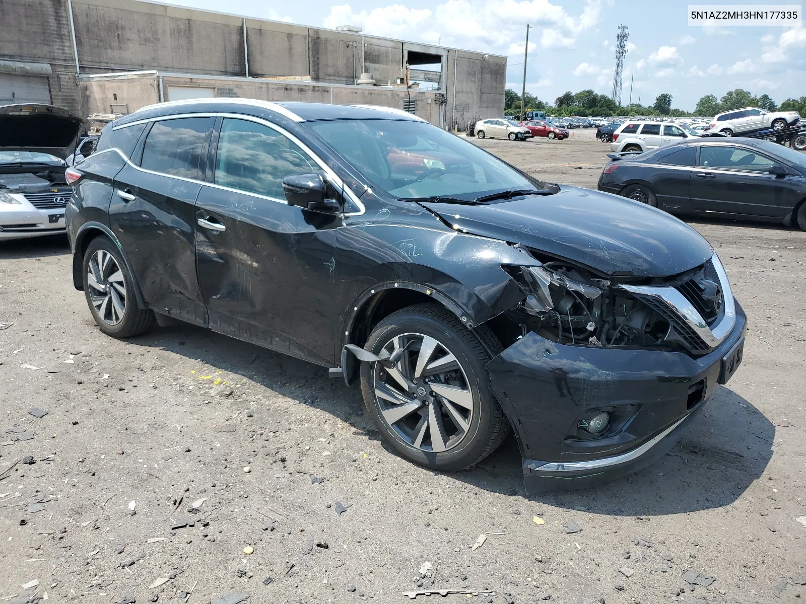 5N1AZ2MH3HN177335 2017 Nissan Murano S