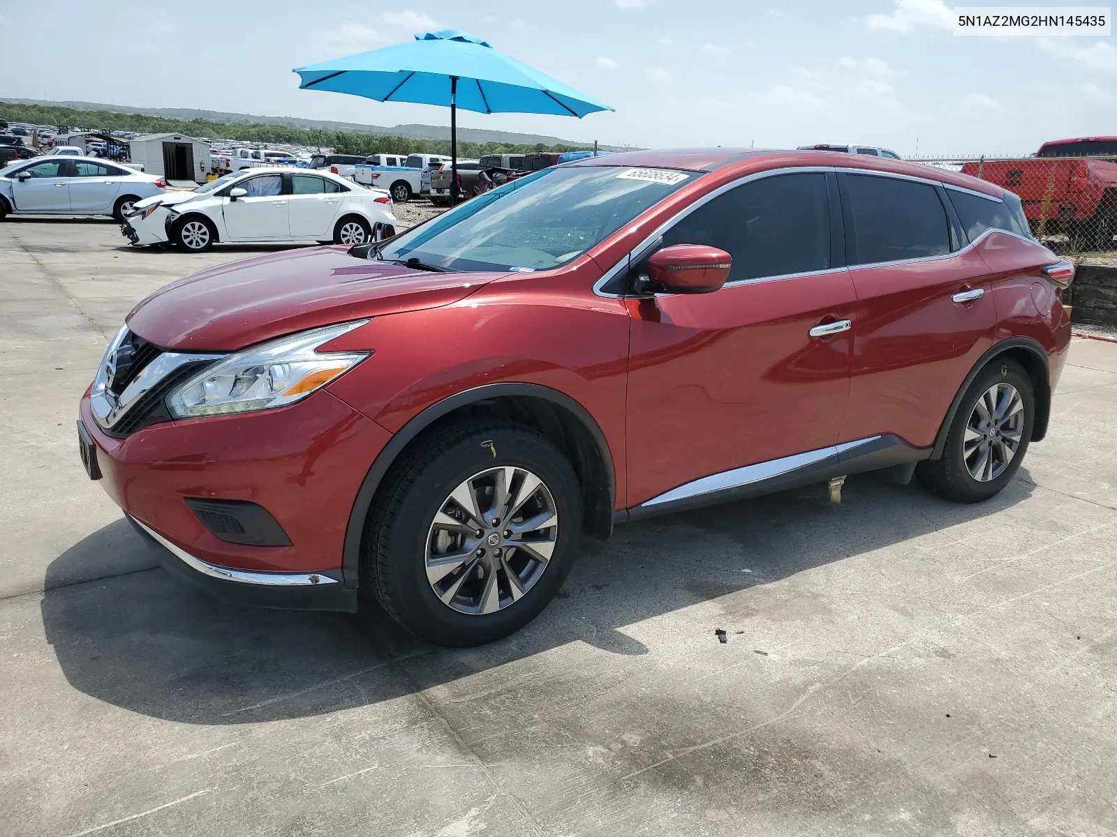 2017 Nissan Murano S VIN: 5N1AZ2MG2HN145435 Lot: 65608834