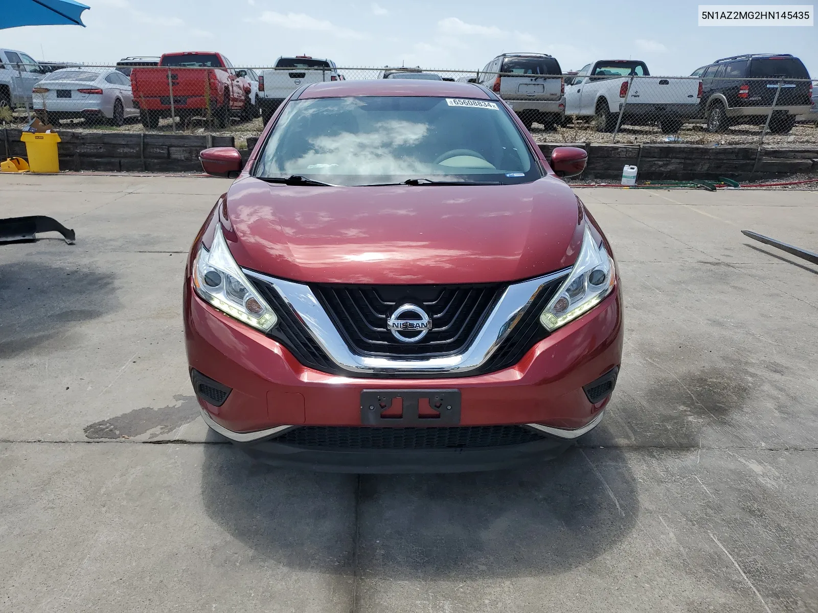 2017 Nissan Murano S VIN: 5N1AZ2MG2HN145435 Lot: 65608834