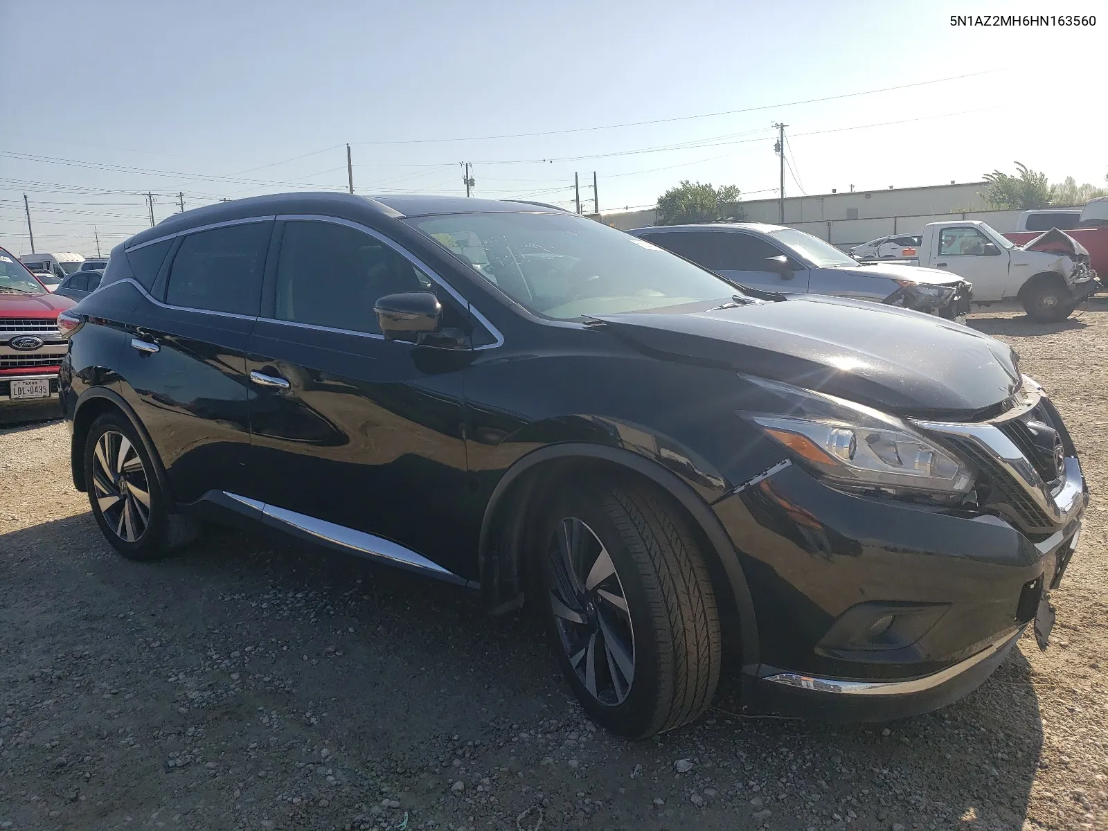 2017 Nissan Murano S VIN: 5N1AZ2MH6HN163560 Lot: 66046754