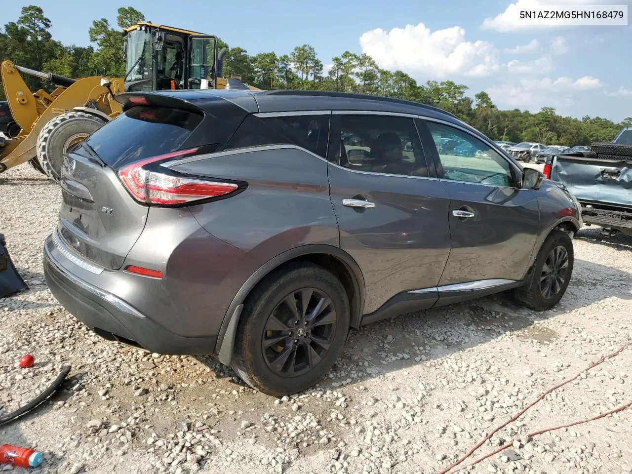 2017 Nissan Murano S VIN: 5N1AZ2MG5HN168479 Lot: 66387364