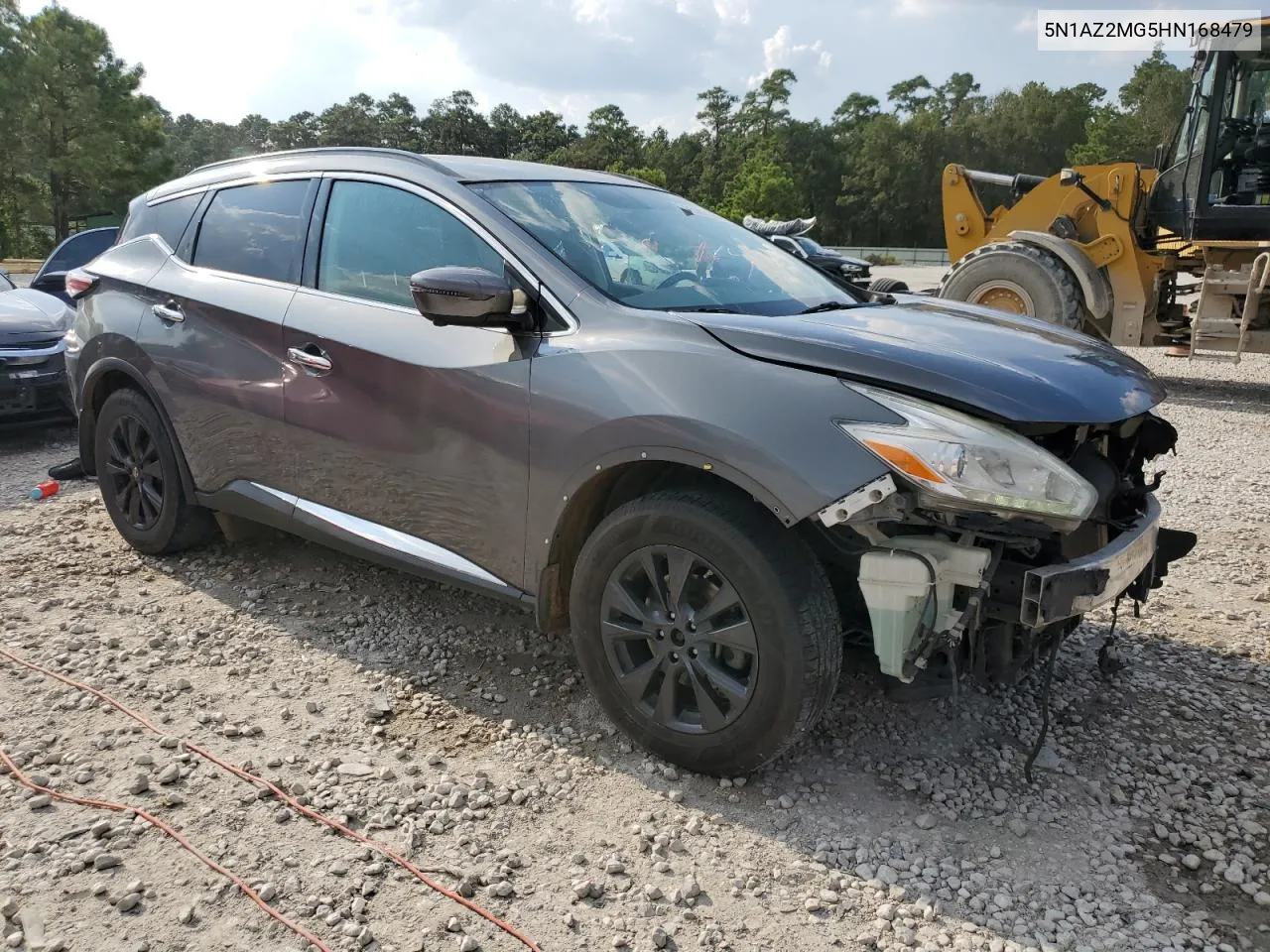 2017 Nissan Murano S VIN: 5N1AZ2MG5HN168479 Lot: 66387364