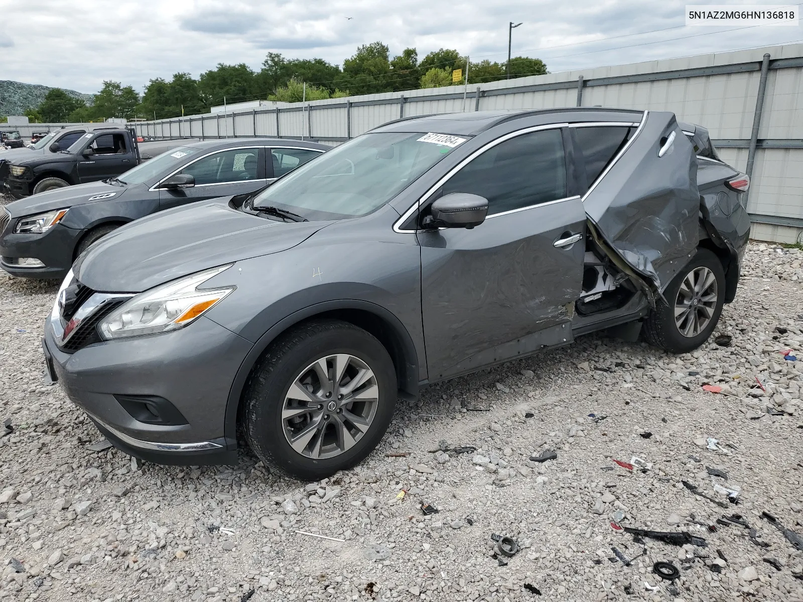 2017 Nissan Murano S VIN: 5N1AZ2MG6HN136818 Lot: 67112364