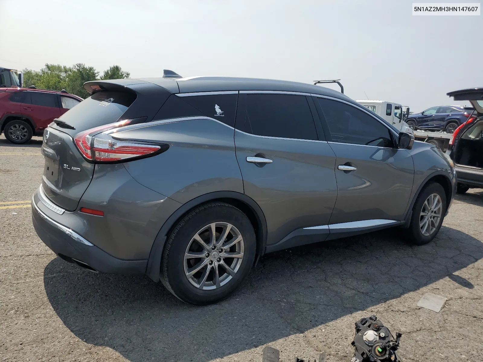 5N1AZ2MH3HN147607 2017 Nissan Murano S