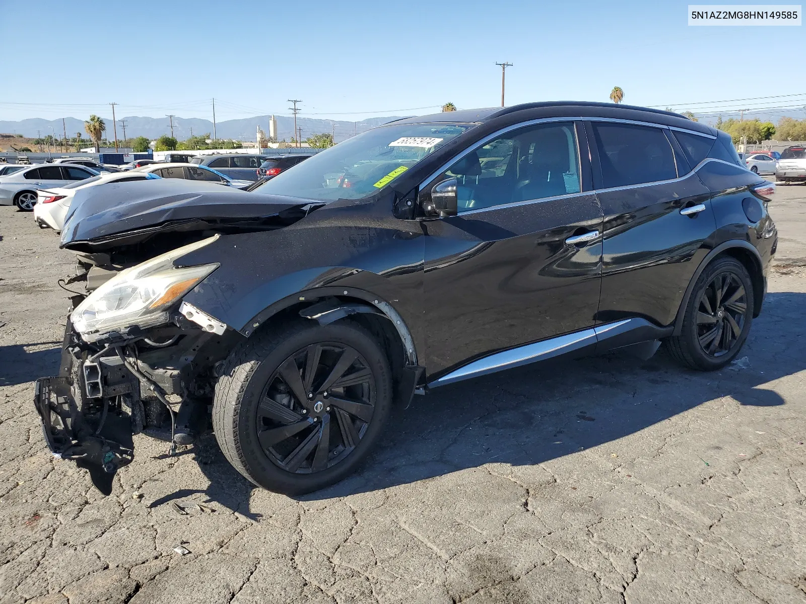 2017 Nissan Murano S VIN: 5N1AZ2MG8HN149585 Lot: 68257974