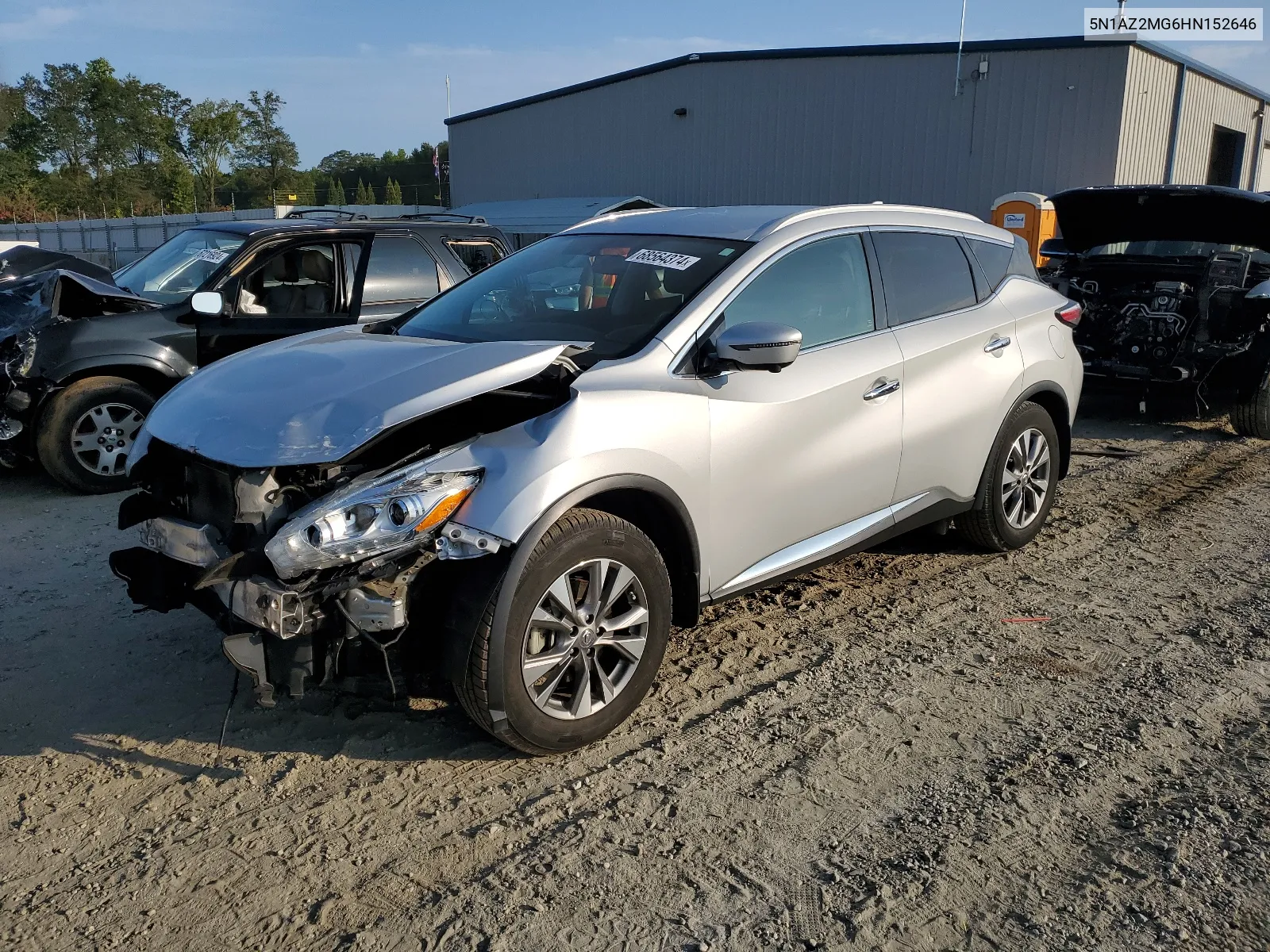 5N1AZ2MG6HN152646 2017 Nissan Murano S