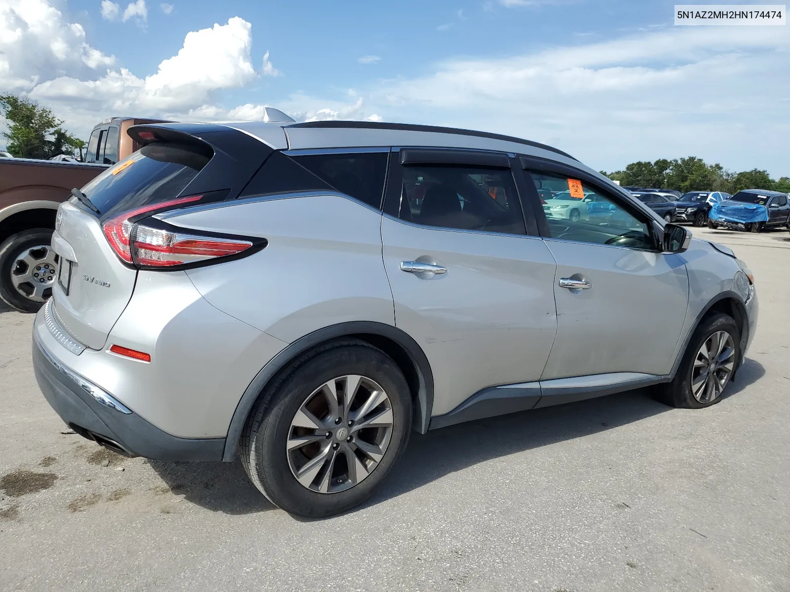 5N1AZ2MH2HN174474 2017 Nissan Murano S