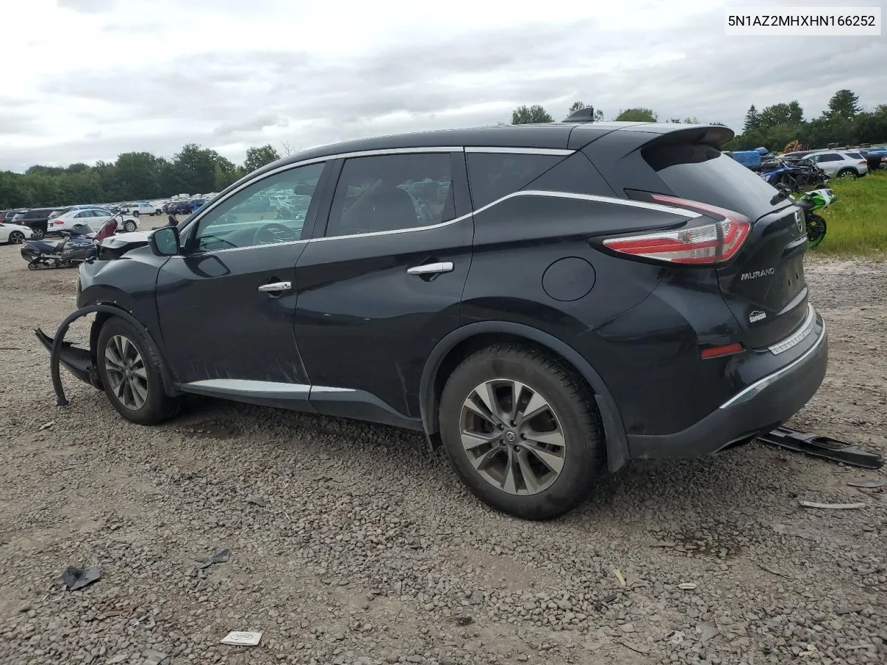 2017 Nissan Murano S VIN: 5N1AZ2MHXHN166252 Lot: 68812924