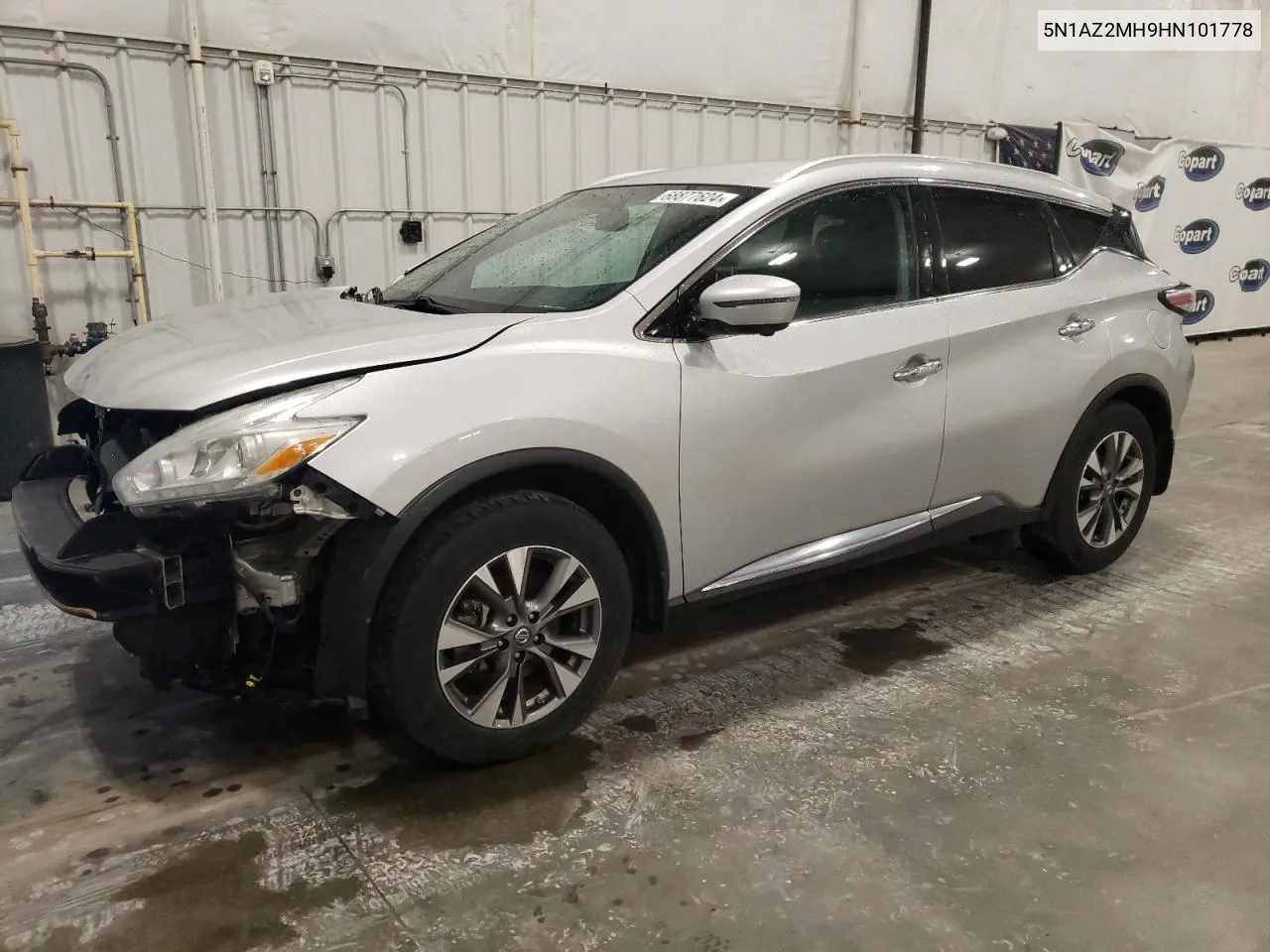 5N1AZ2MH9HN101778 2017 Nissan Murano S