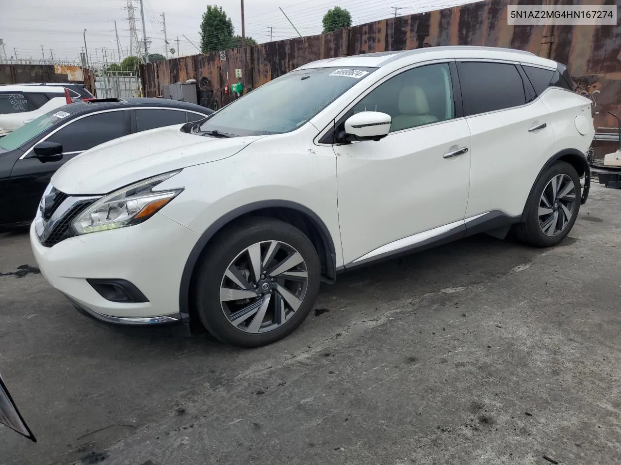 2017 Nissan Murano S VIN: 5N1AZ2MG4HN167274 Lot: 68988624