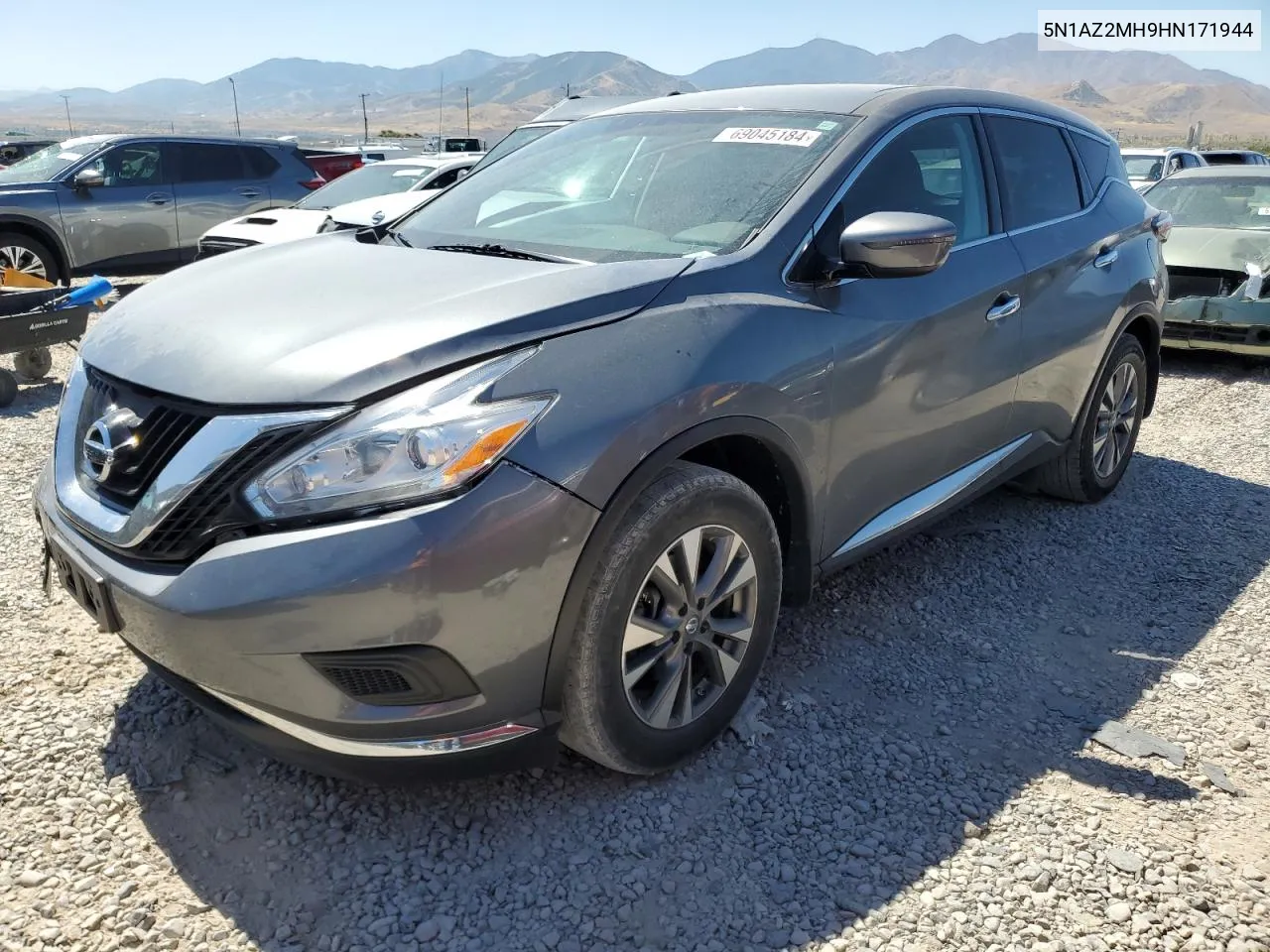 2017 Nissan Murano S VIN: 5N1AZ2MH9HN171944 Lot: 69045184