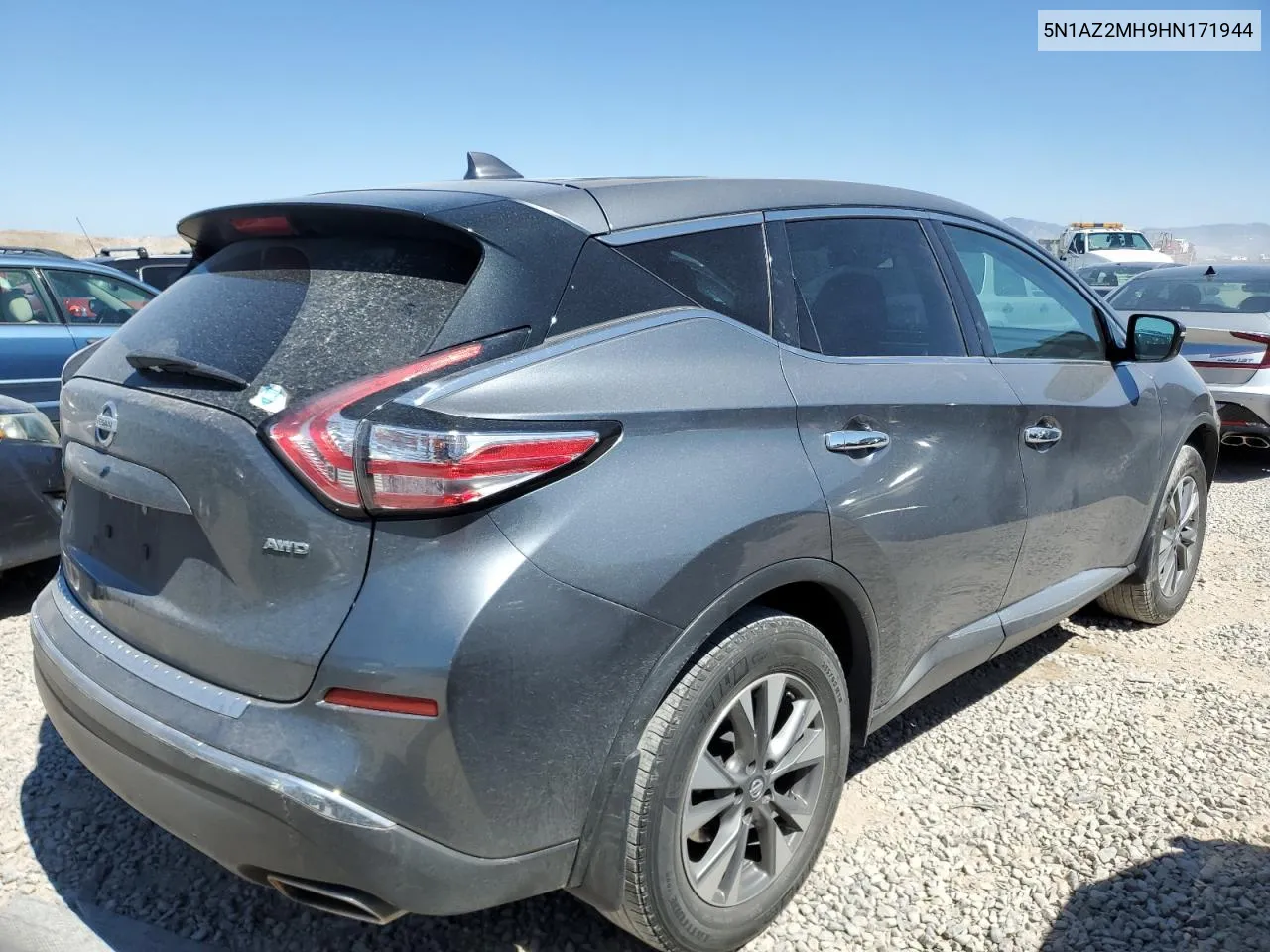 2017 Nissan Murano S VIN: 5N1AZ2MH9HN171944 Lot: 69045184