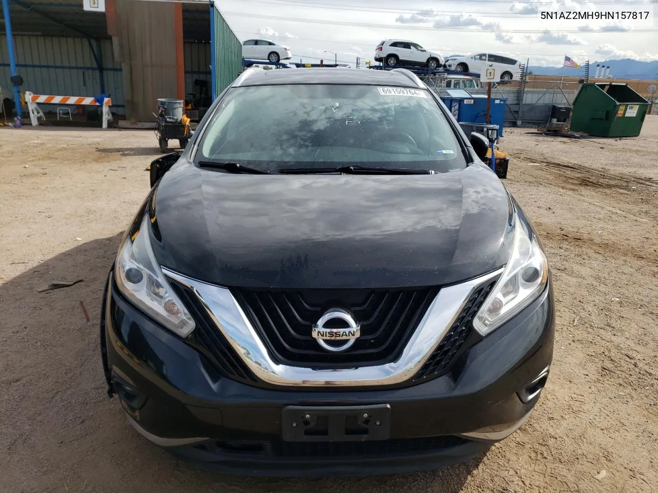 5N1AZ2MH9HN157817 2017 Nissan Murano S