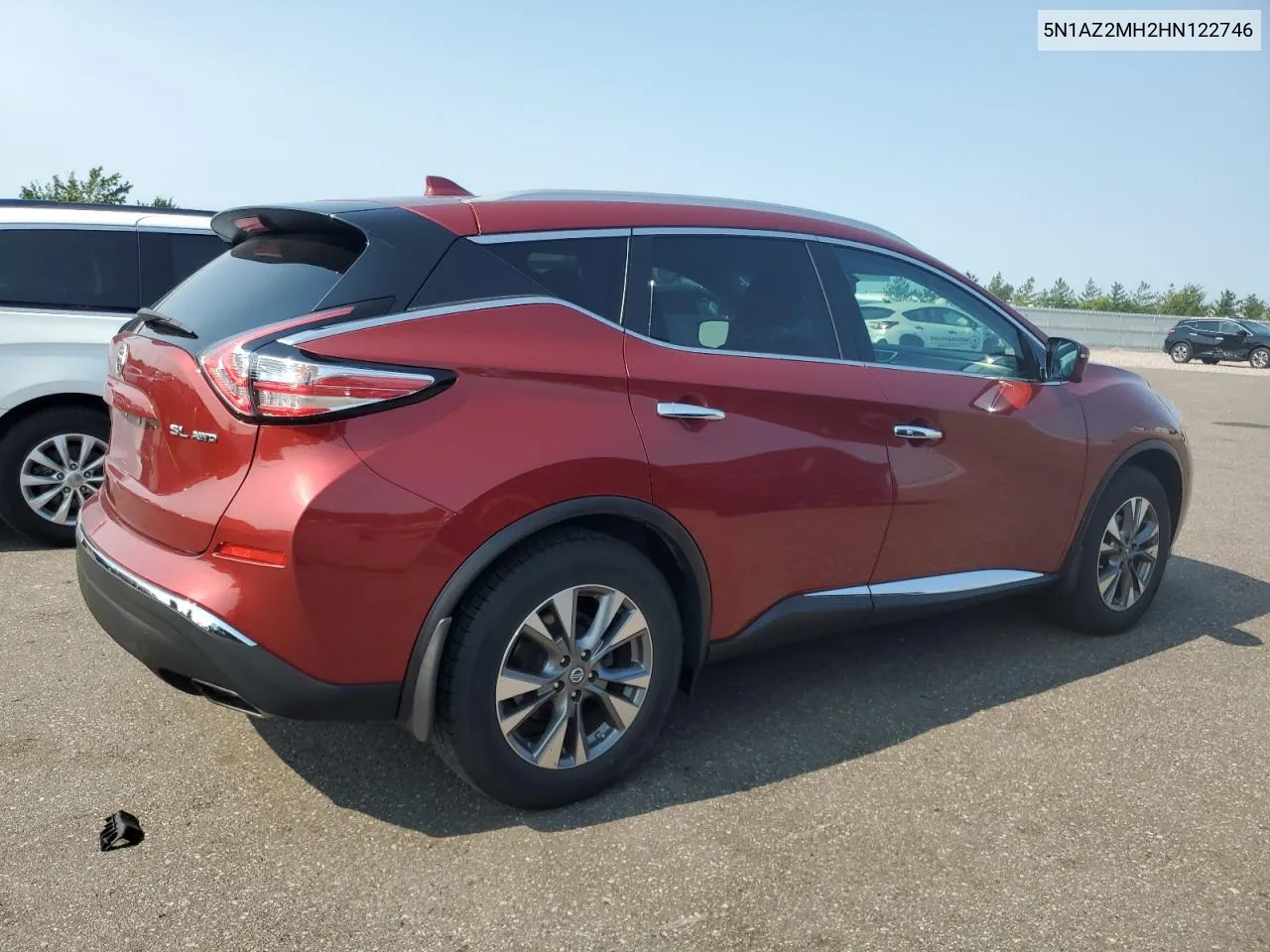 2017 Nissan Murano S VIN: 5N1AZ2MH2HN122746 Lot: 69268414