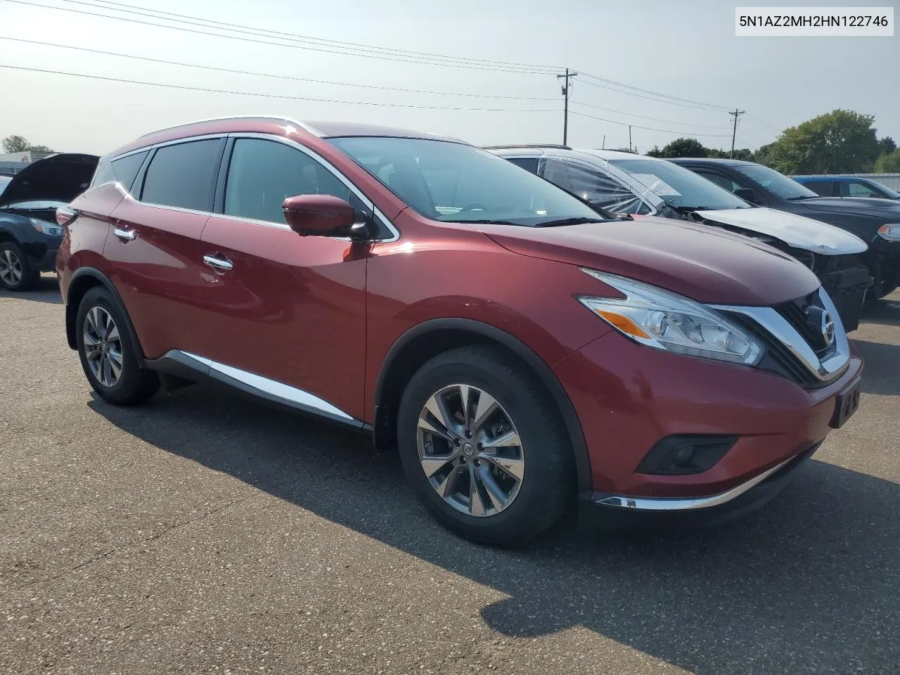 5N1AZ2MH2HN122746 2017 Nissan Murano S