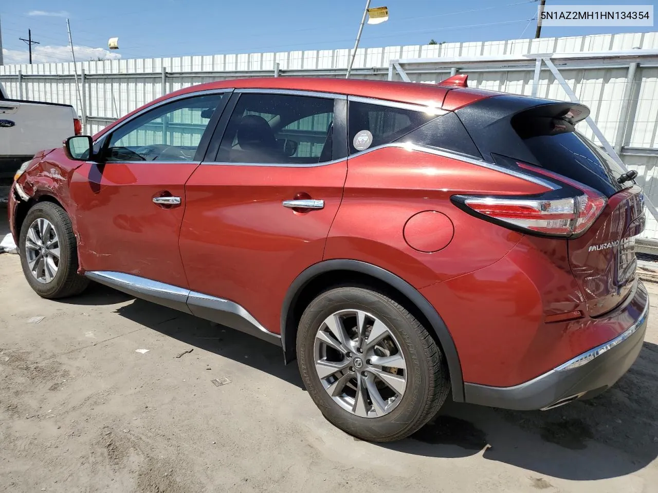 2017 Nissan Murano S VIN: 5N1AZ2MH1HN134354 Lot: 69651904