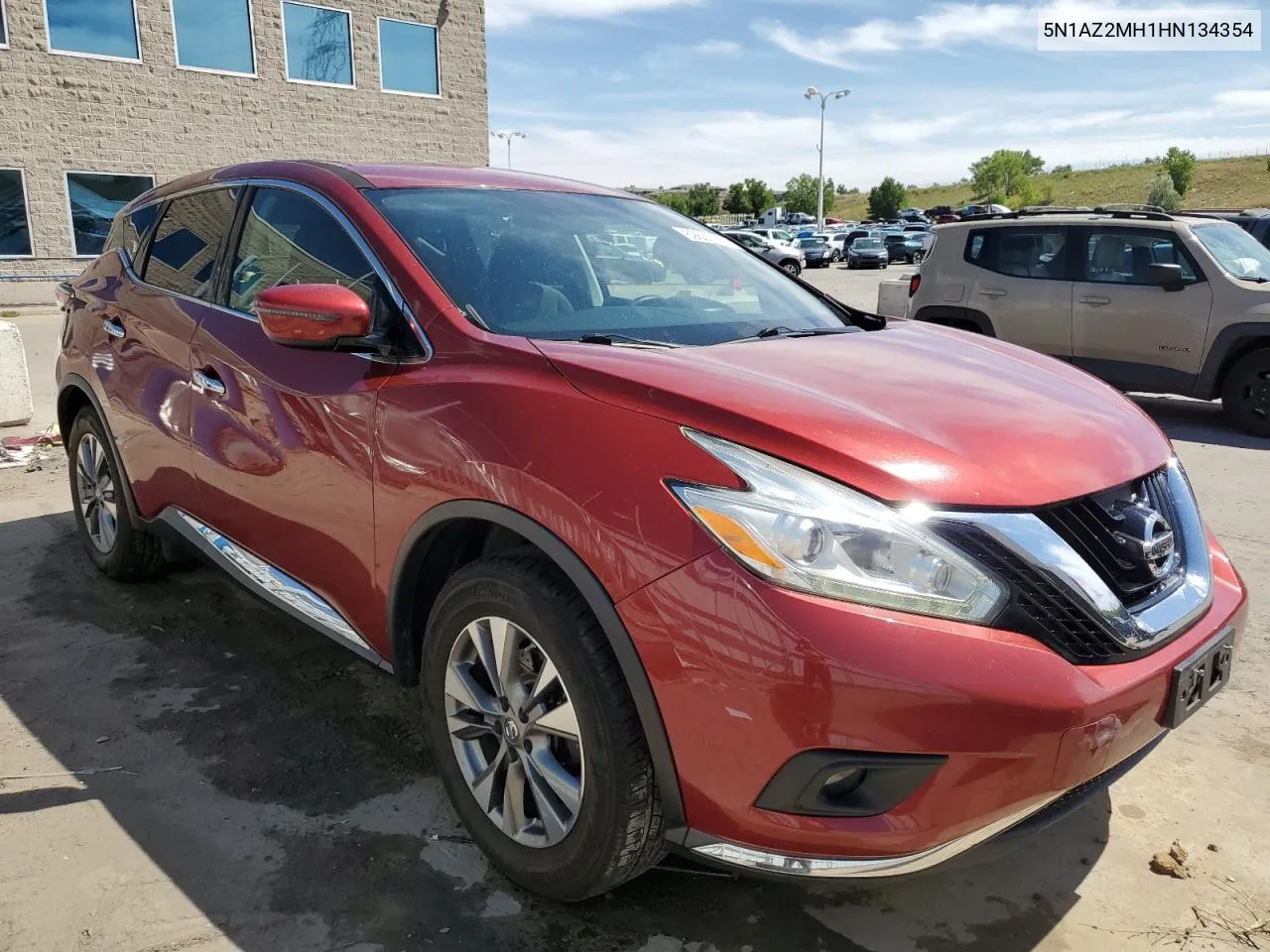 5N1AZ2MH1HN134354 2017 Nissan Murano S