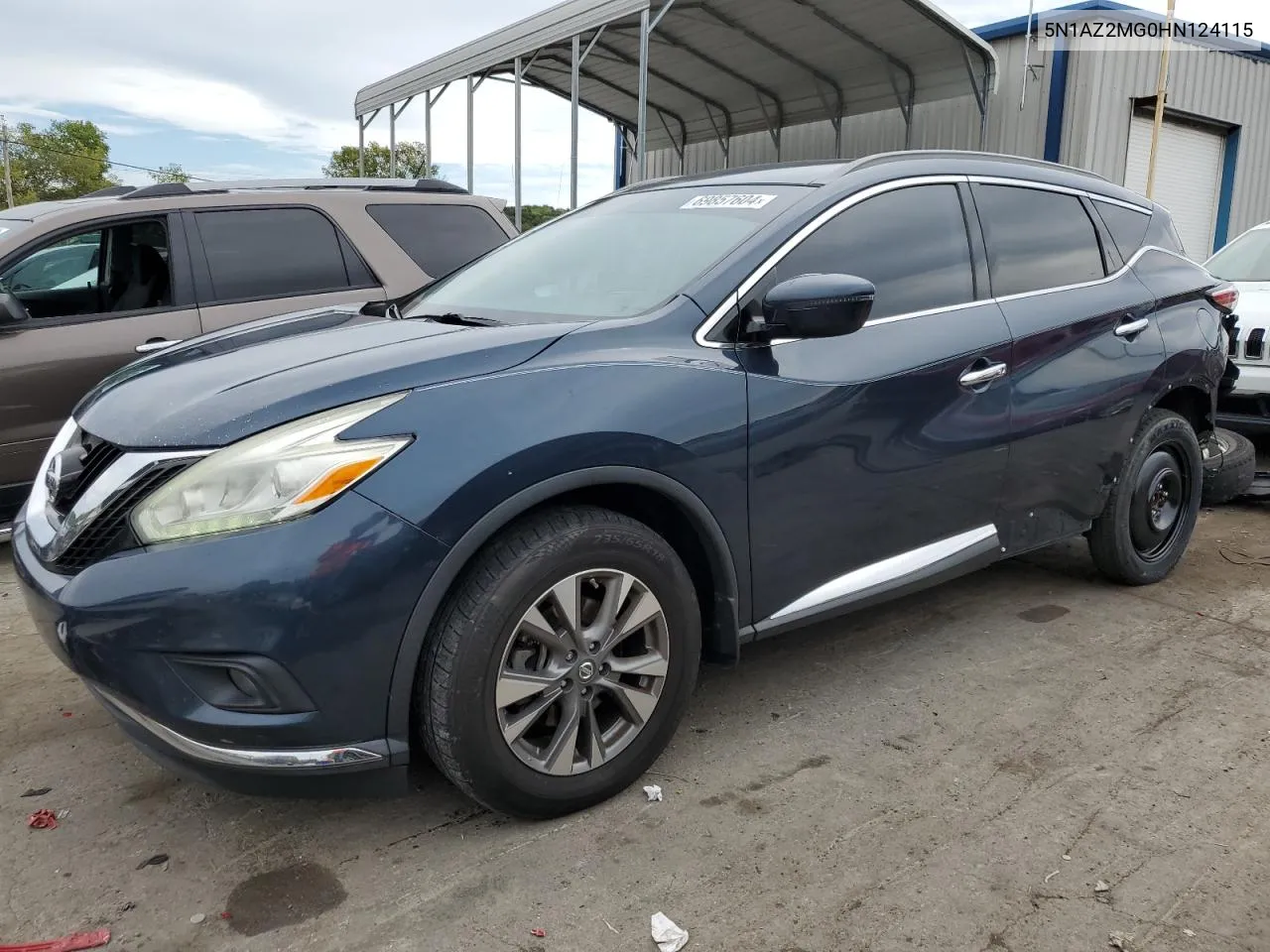 2017 Nissan Murano S VIN: 5N1AZ2MG0HN124115 Lot: 69857604