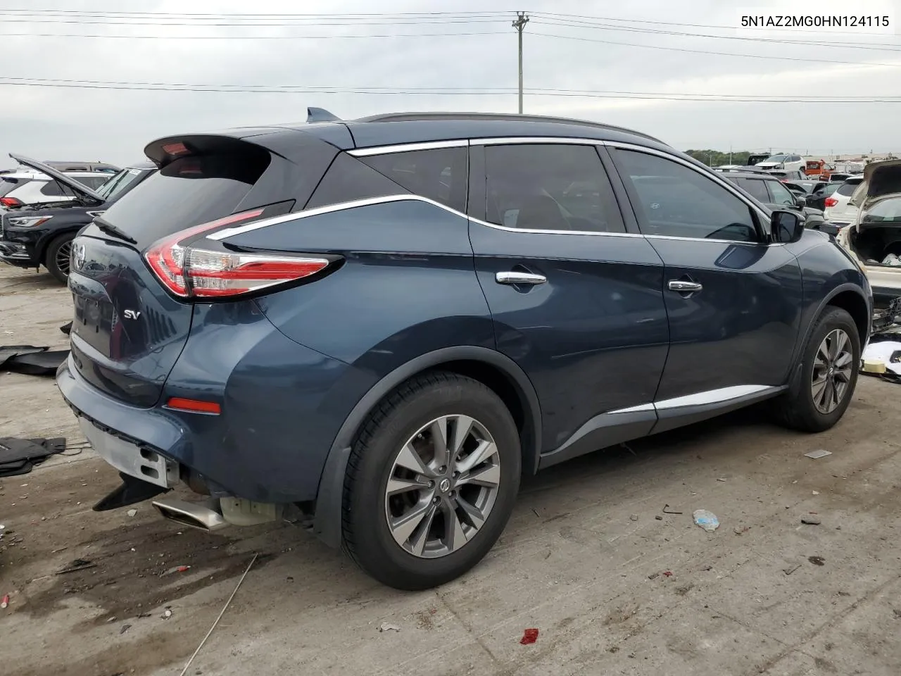 2017 Nissan Murano S VIN: 5N1AZ2MG0HN124115 Lot: 69857604