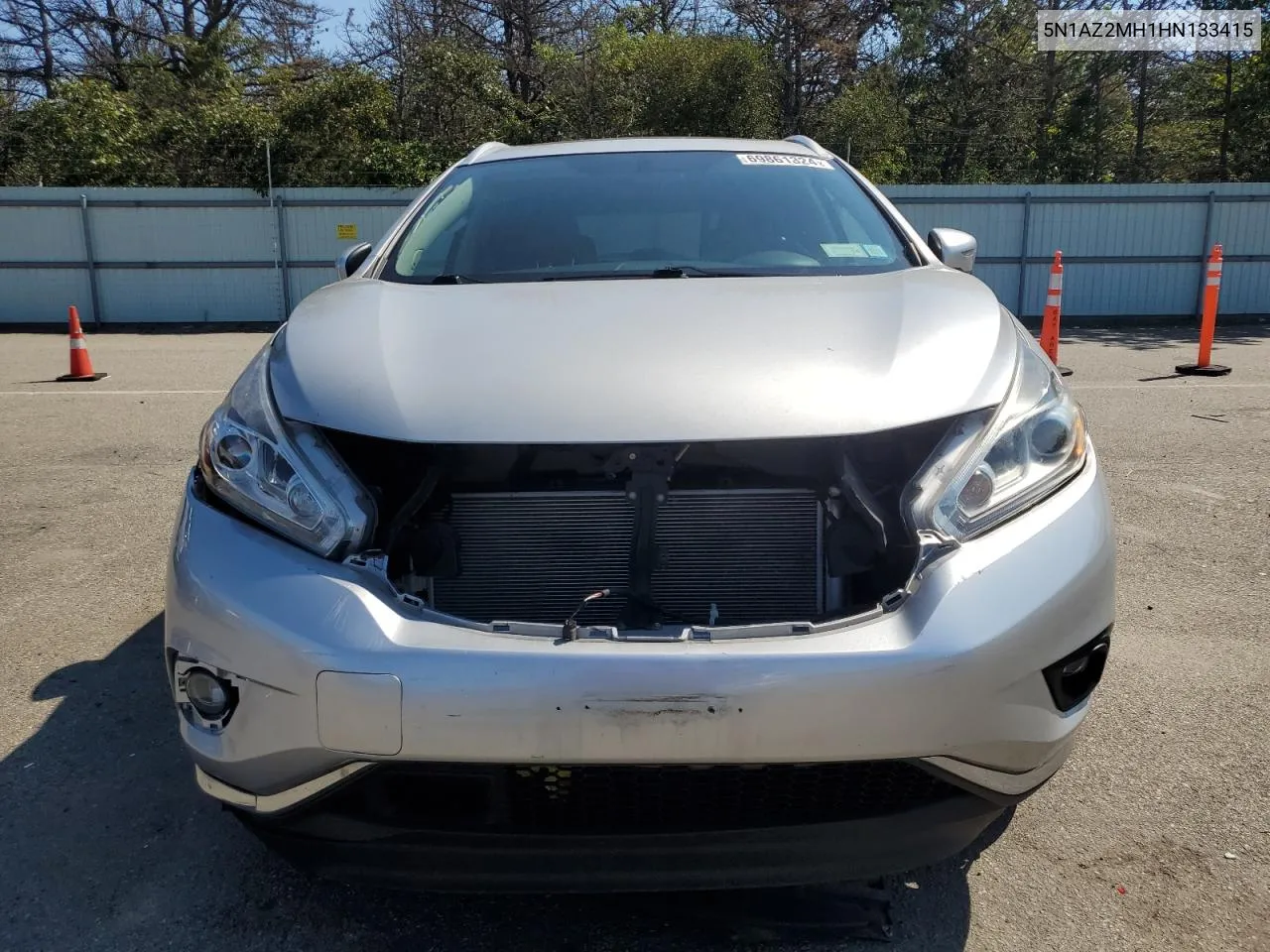 2017 Nissan Murano S VIN: 5N1AZ2MH1HN133415 Lot: 69861324