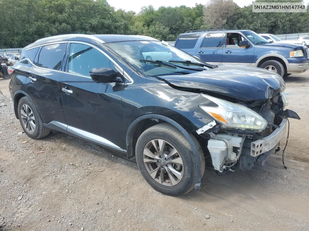 5N1AZ2MG1HN147743 2017 Nissan Murano S