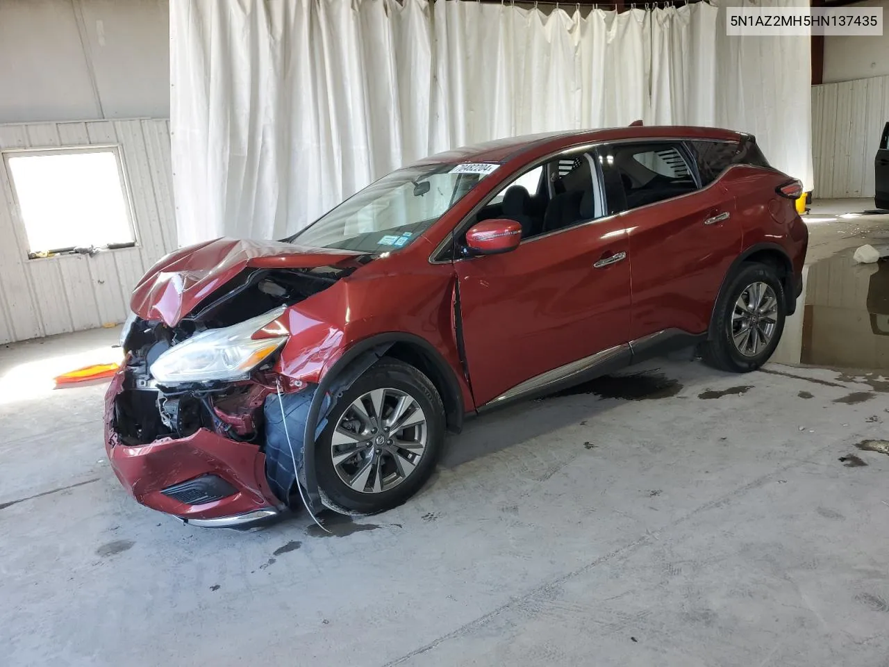 5N1AZ2MH5HN137435 2017 Nissan Murano S