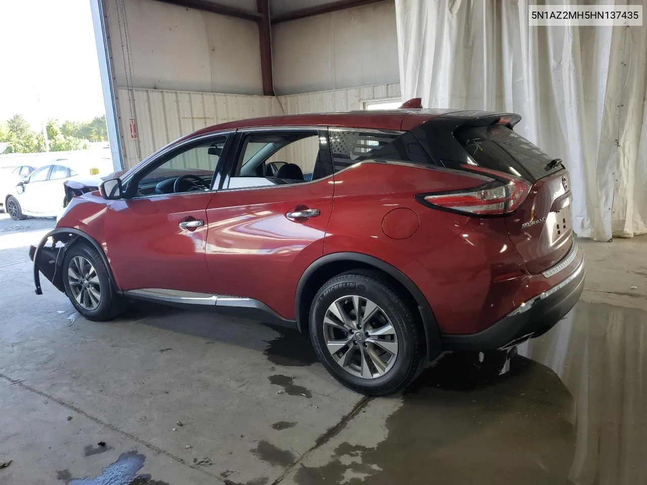 2017 Nissan Murano S VIN: 5N1AZ2MH5HN137435 Lot: 70482204