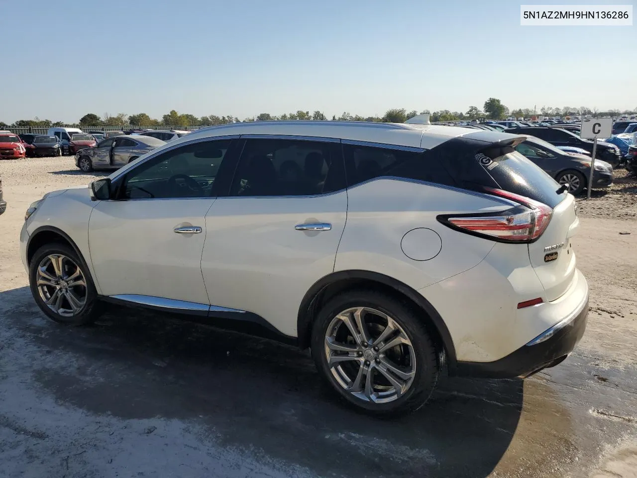 5N1AZ2MH9HN136286 2017 Nissan Murano S