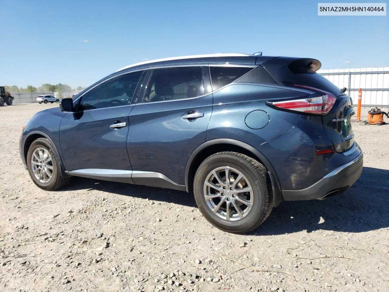 5N1AZ2MH5HN140464 2017 Nissan Murano S