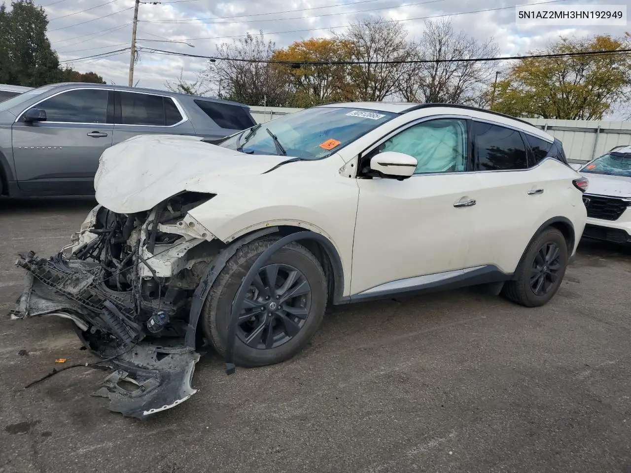 5N1AZ2MH3HN192949 2017 Nissan Murano S