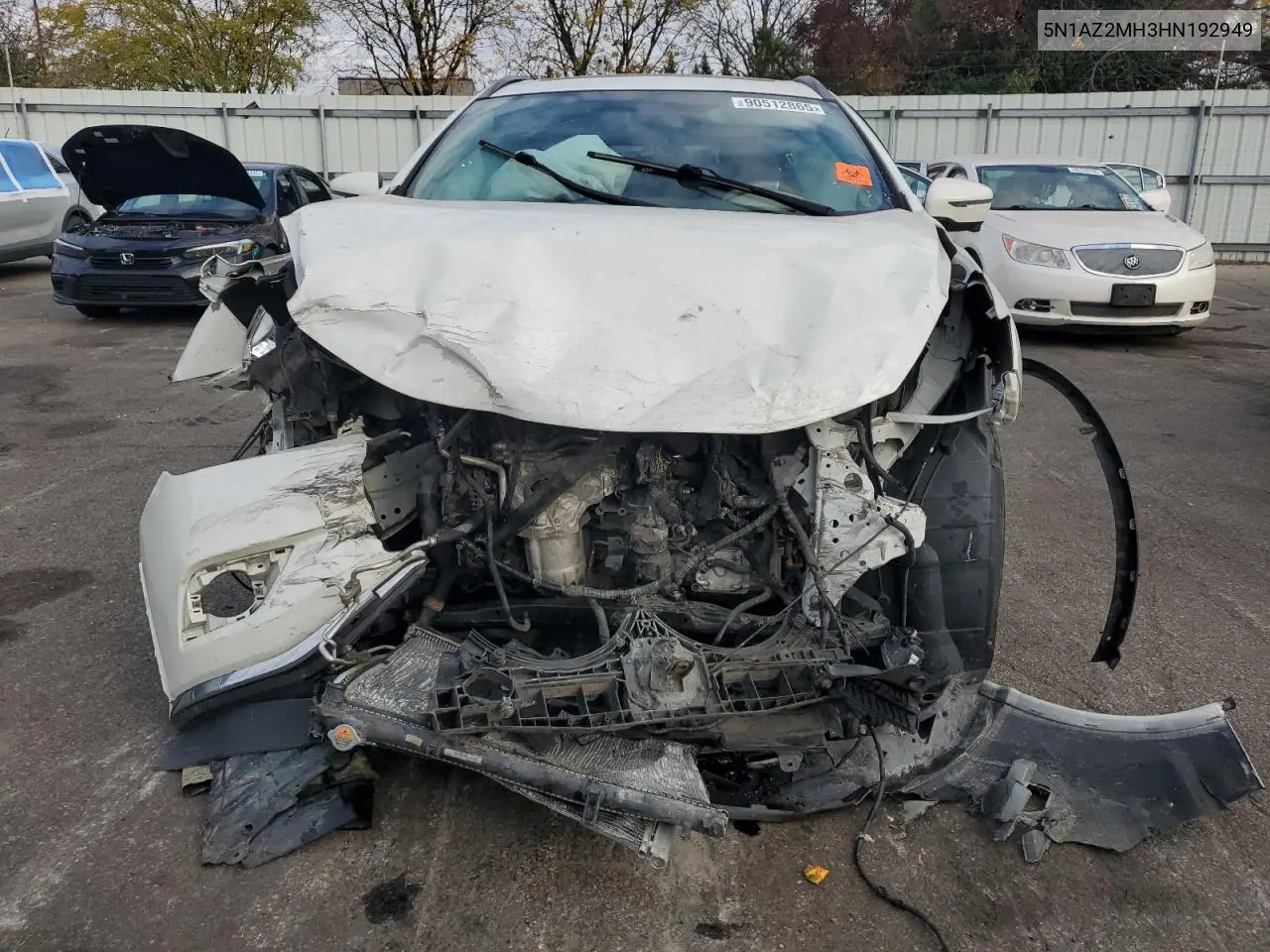 5N1AZ2MH3HN192949 2017 Nissan Murano S