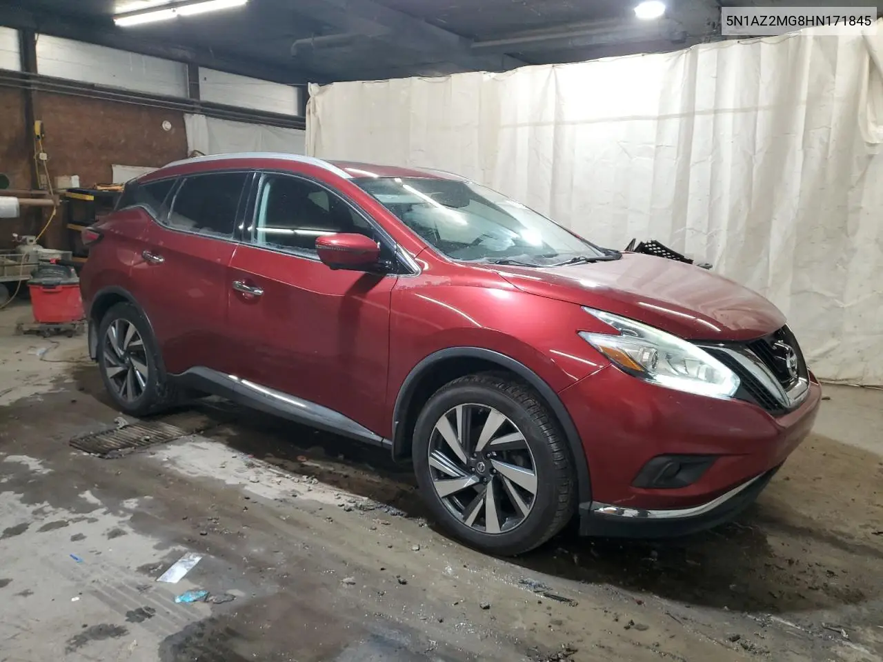 5N1AZ2MG8HN171845 2017 Nissan Murano S