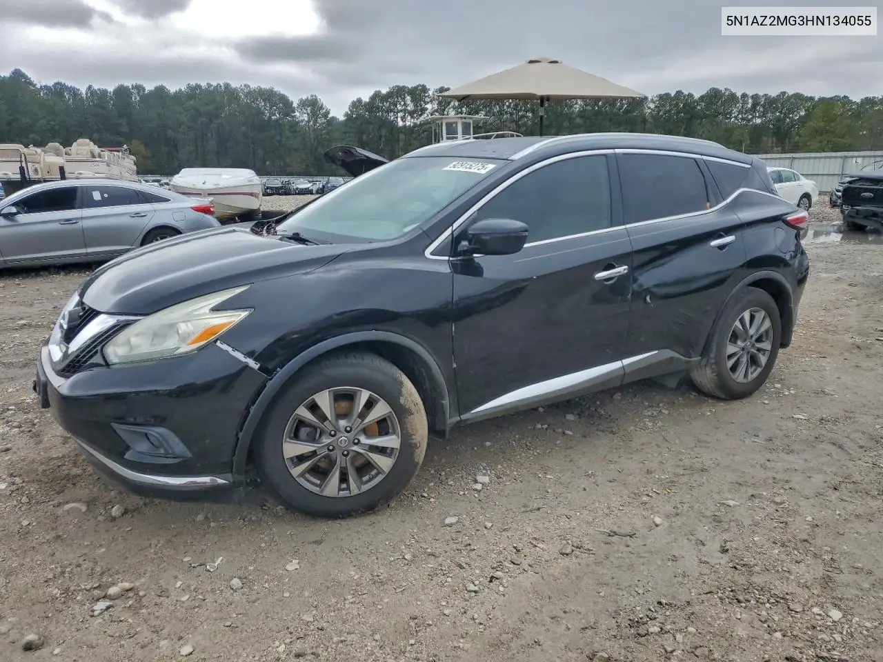 5N1AZ2MG3HN134055 2017 Nissan Murano S