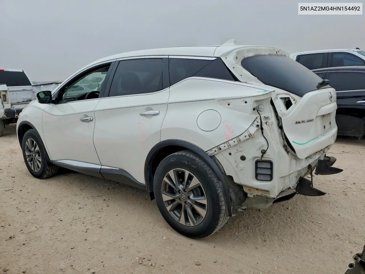 5N1AZ2MG4HN154492 2017 Nissan Murano S