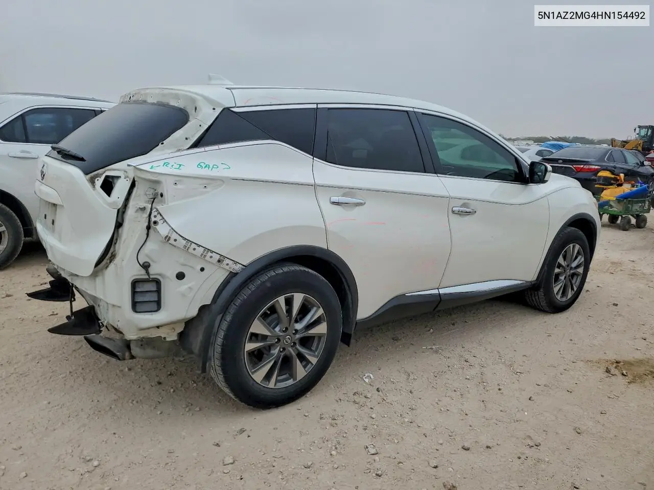 5N1AZ2MG4HN154492 2017 Nissan Murano S