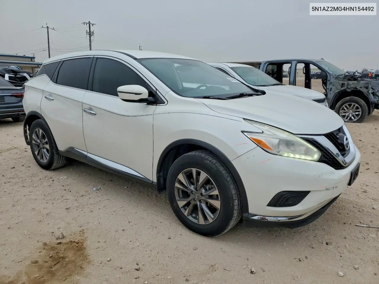 5N1AZ2MG4HN154492 2017 Nissan Murano S