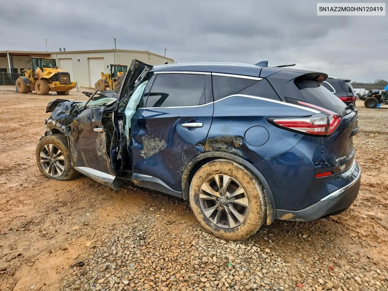 5N1AZ2MG0HN120419 2017 Nissan Murano S