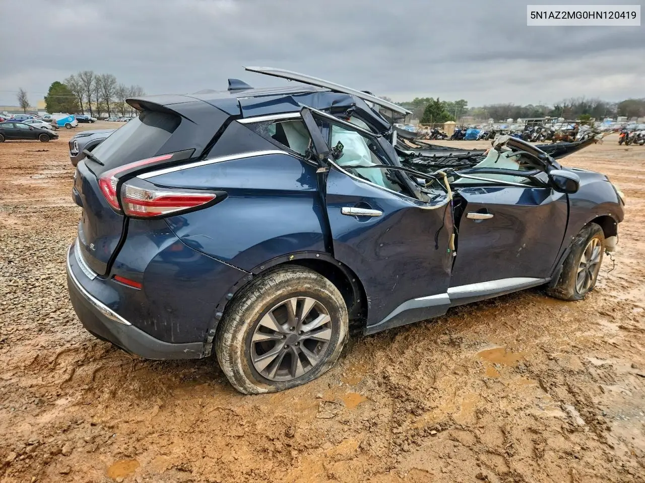 5N1AZ2MG0HN120419 2017 Nissan Murano S