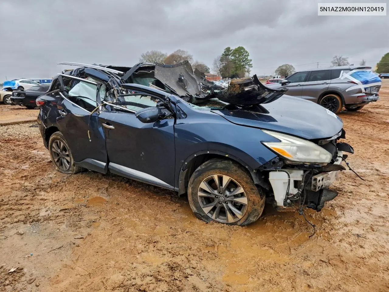 5N1AZ2MG0HN120419 2017 Nissan Murano S