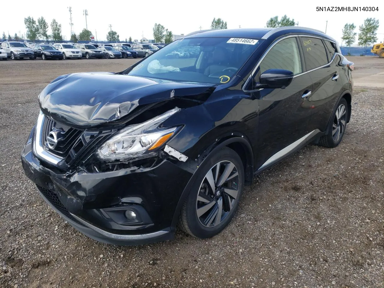 5N1AZ2MH8JN140304 2018 Nissan Murano S