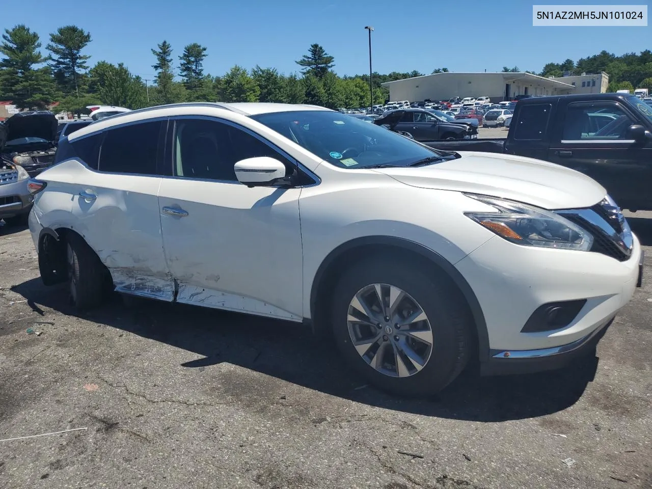 2018 Nissan Murano S VIN: 5N1AZ2MH5JN101024 Lot: 60924424