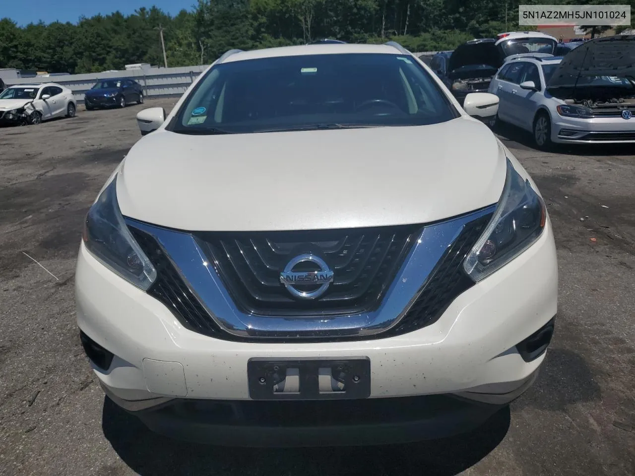 2018 Nissan Murano S VIN: 5N1AZ2MH5JN101024 Lot: 60924424