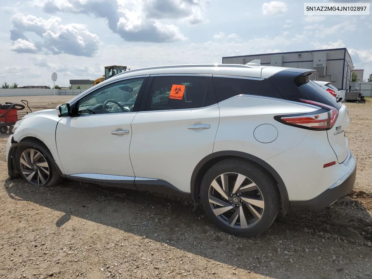 2018 Nissan Murano S VIN: 5N1AZ2MG4JN102897 Lot: 63964874