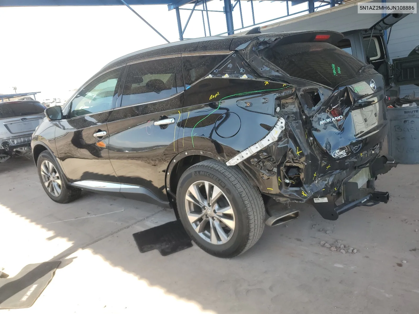 5N1AZ2MH6JN108886 2018 Nissan Murano S