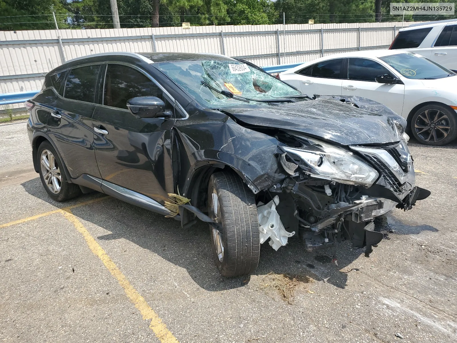 2018 Nissan Murano S VIN: 5N1AZ2MH4JN135729 Lot: 66432604