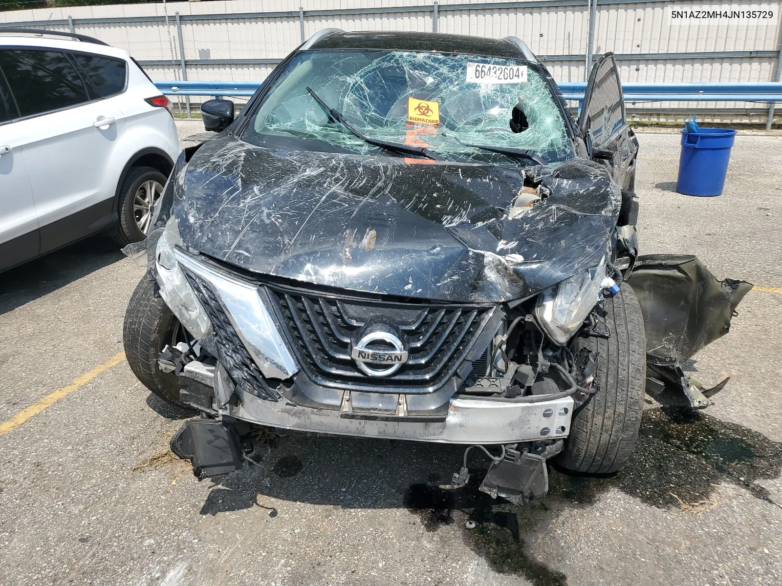 5N1AZ2MH4JN135729 2018 Nissan Murano S